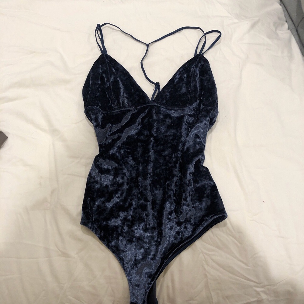 Velvet bodysuit